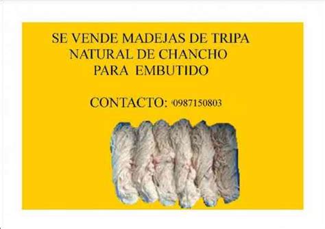 Madejas De Tripas De Cerdo Natural Quito Carcelen Doplim