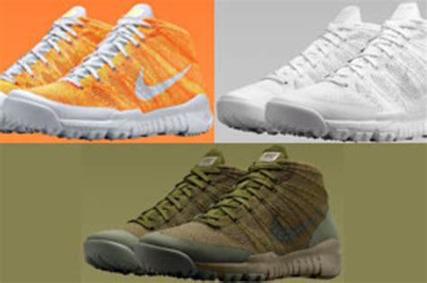 Three New Colorways Of The Nike Flyknit Trainer Chukka Sfb Complex