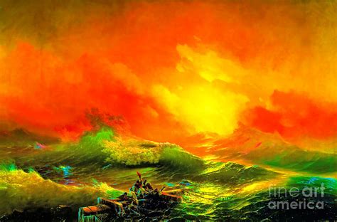 The Ninth Wave Painting By Viktor Birkus Fine Art America