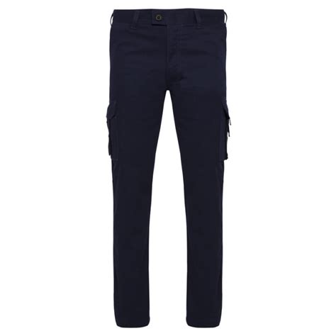 Cotton Drill Cargo Work Pants Navy Spartan Workwear Aust