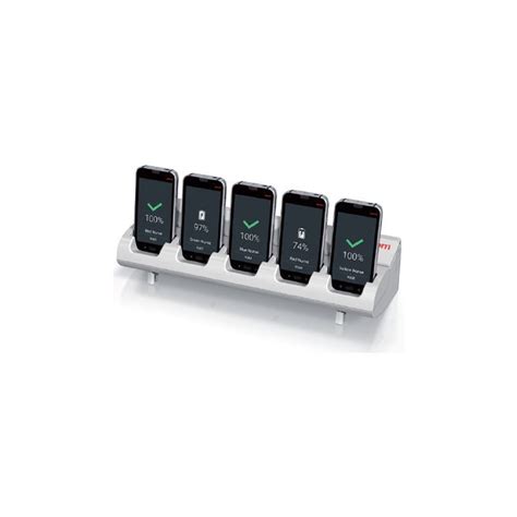 Ascom Myco 3 Myco 2 Smartphone Laderegal für 5 Endgeräte weiß