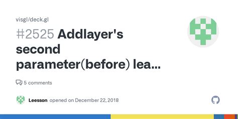 Addlayer S Second Parameter Before Lead To Error When Use MapboxLayer