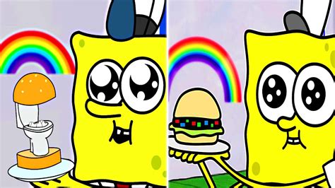 Spongebob Rainbow Burger Vs Skibidi Toilet Animation Youtube