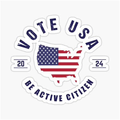 Vote 2024 United States Presidential Election Sticker For Sale By