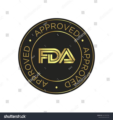 Fda Approved Food And Drug Administration Icon Royalty Free Stock