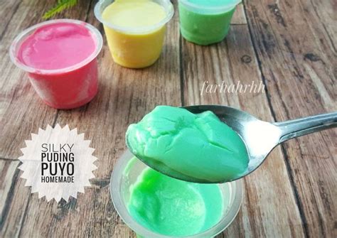 Resep Silky Pudding Puyo Homemade Oleh Farhah Cookpad