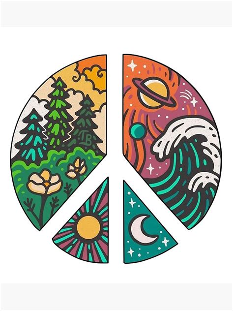 "Peace on earth and beyond" Poster for Sale by ElipseArt | Redbubble