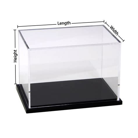 Sided Clear Acrylic Box Custom Size Buy Acrylic Displays Shop