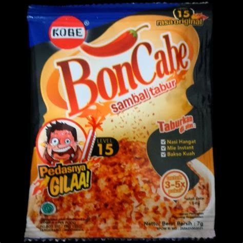 Jual Isi Pc Bon Cabe Sambal Tabur Sachet G Shopee Indonesia