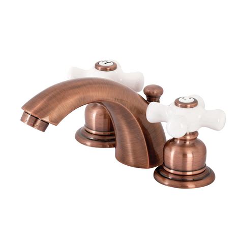 Kingston Brass Restoration 4 In Centerset 2 Handle Bathroom Faucet In