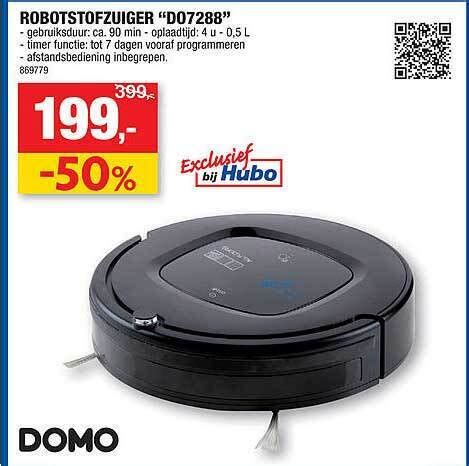 Robotstofzuiger Do Domo Promotie Bij Hubo