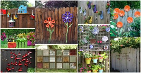 14 Diy Ideas Fun Backyard Fence Decorations You Will Love Top Dreamer