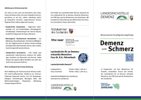 Service Landesfachstelle Demenz