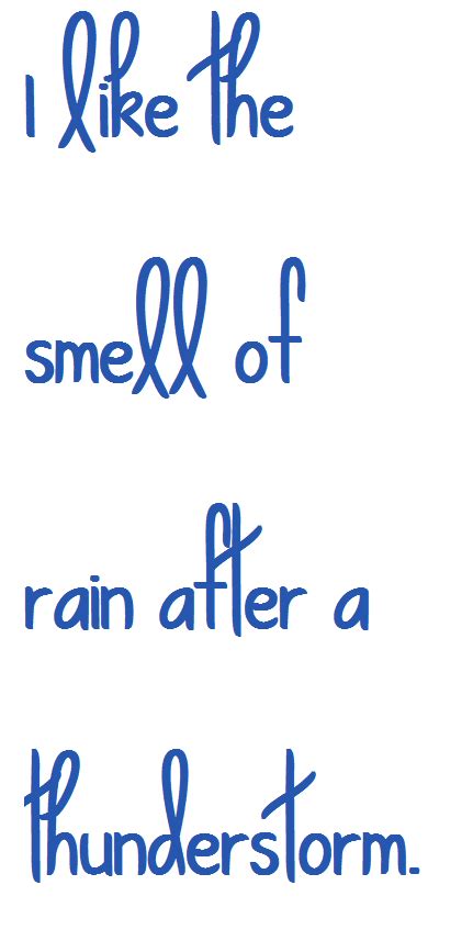 Just Another Blogger: Smell of Rain