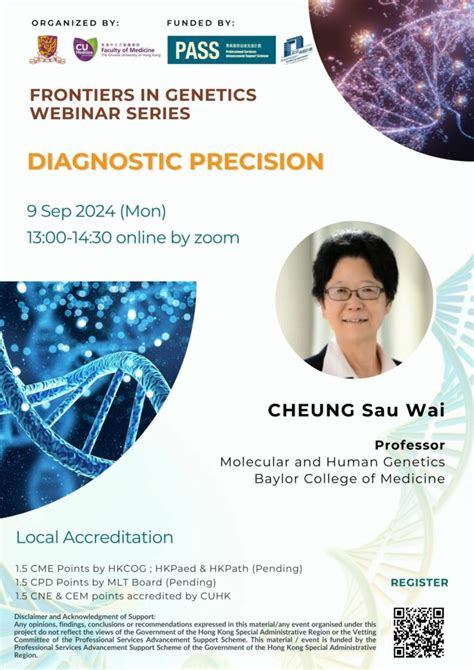 Frontiers In Genetics Webinar Series Diagnostic Precision Oandg Cuhk