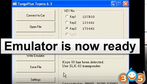 Original Tango Program Lexus GS 450h All Smart Keys Lost By OBD