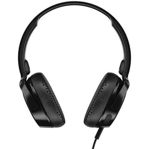 Skullcandy Riff On-Ear Wired Headphones with Microphone in Black