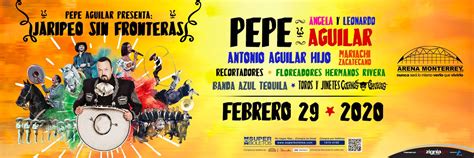 Superboletos On Twitter En La Arenamtyoficial Pepeaguilar Presenta