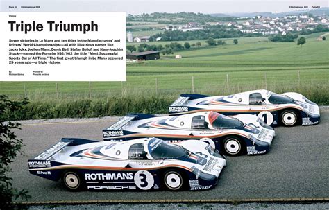 Porsche 956 Triple Win At 24 Hours Of Le Mans 1982 Christophorus Mag