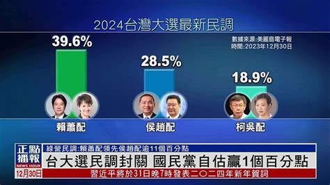 台湾大选民调封关 国民党自估赢1个百分点凤凰网视频凤凰网