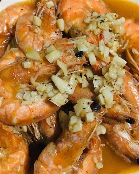 Filipino Garlic Buttered Shrimp Recipe Fingerlicking Good In 2020