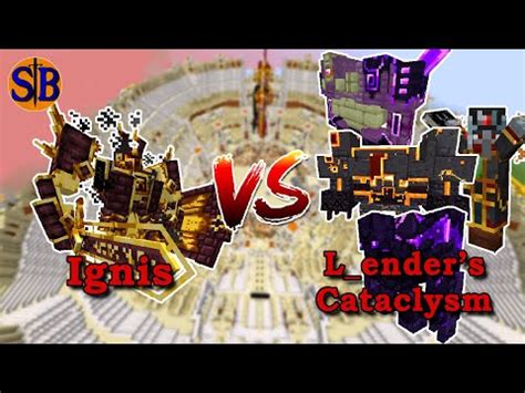 Ignis Vs L Ender S Cataclysm Minecraft Mob Battle Youtube