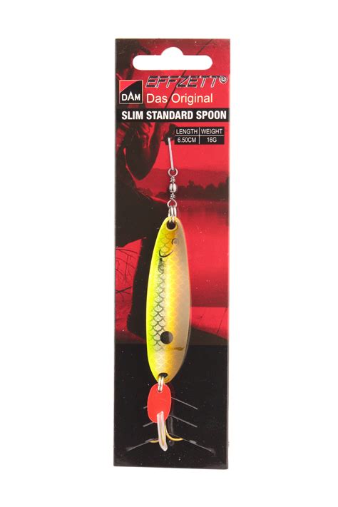 Блесна DAM Effzett Standart spoon slim 6,5см 16гр olive silver UV ...