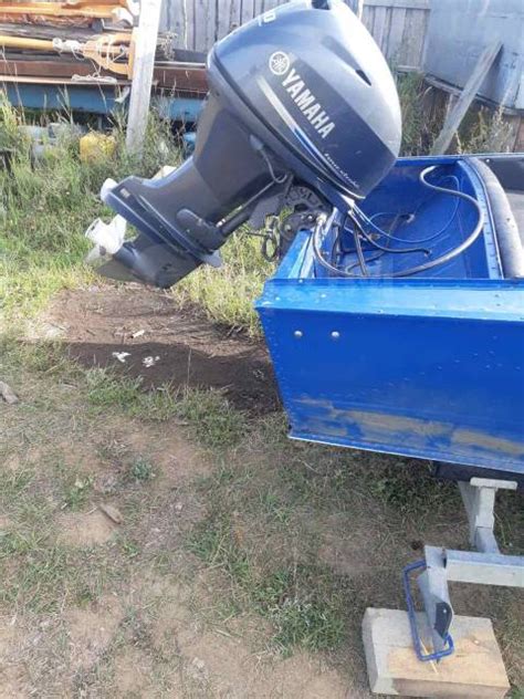 Продаётся мотор лодочный Yamaha 40 и лодка, 40,00 л.с. бензиновый, 4 ...