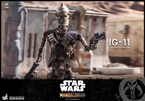Hot Toys Mandalorian Ig Bounty Droid Collectible Figure Is Ready To Save Baby Yoda