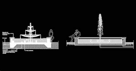 Descarga Gratis Bloques AutoCAD De Fuentes De Agua En DWG 2D DWGAutoCAD