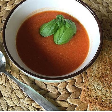 Sopa Vegana De Tomate Lau Rodr Guez Sopa De Tomate Crema De