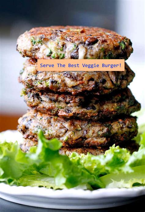 Vegan Burger Patties – The French Raw Chef