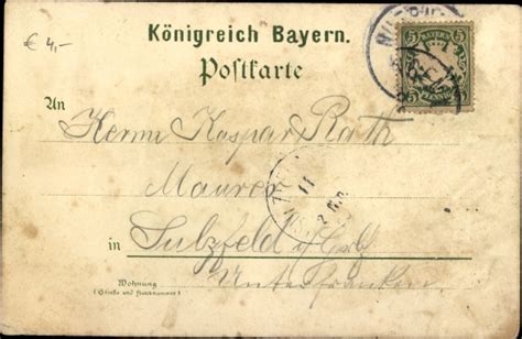 Litho Nürnberg Mittelfranken Bayern Burg Kaiserstallung akpool de