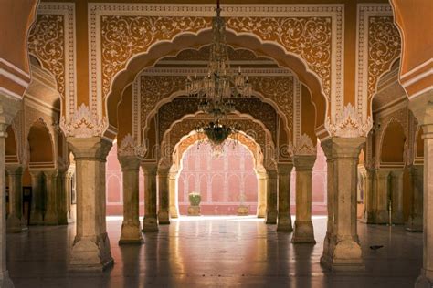 Royal Interior In Jaipur Palace, India Stock Photo - Image of rajasthan ...