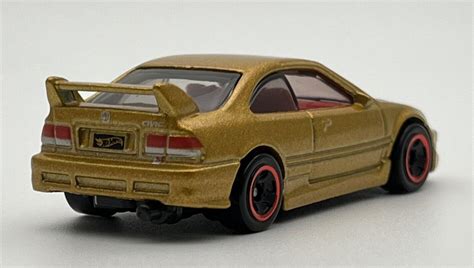 Машинка Базова Hot Wheels Honda Civic Si J Imports HTC Gold купити в інтернет магазині