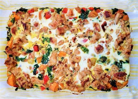 Turkey Sausage Breakfast Casserole With Sweet Potato The Leaf