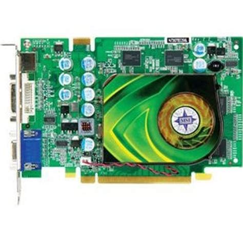 NX7300GT-TD256E MSI Nvidia GeForce 7300 GT 256MB DDR2 DVI / TV-Out Vid