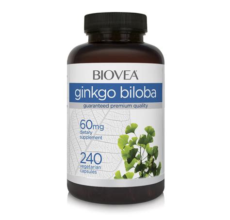 Ginkgo Biloba 60mg 240 Capsules Biovea