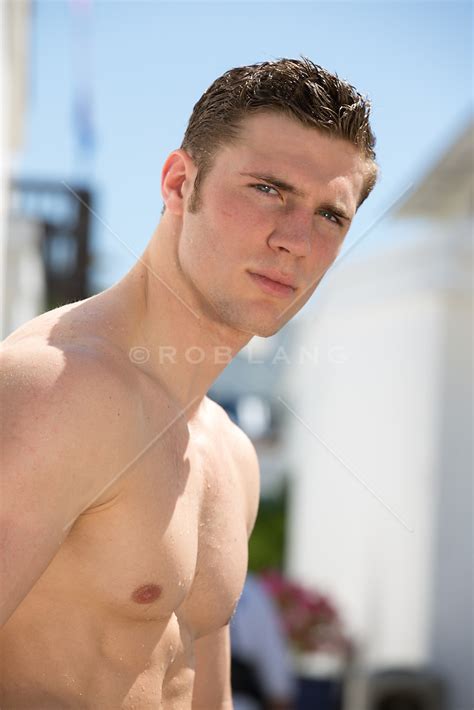 Very Good Looking Man Outdoors Without A Shirt Rob Lang Images