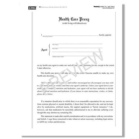 Free New York Living Will Form Pdf Worksheets Library