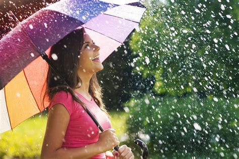 Raining Summer Girl Wallpapers Wallpaper Cave