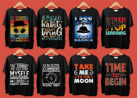 Typography T Shirt Design Bundle 7 Graphic By Adhort · Creative Fabrica