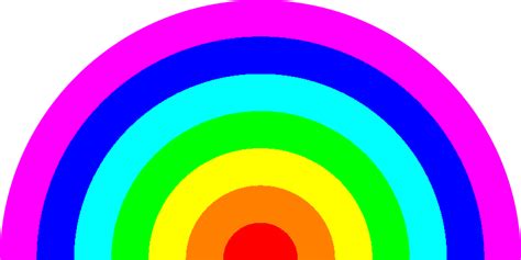 Rainbow seven colors - Openclipart