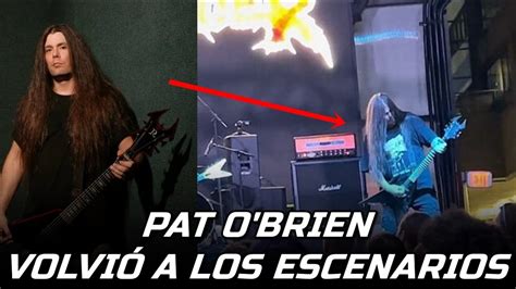 Pat Obrien VolviÓ A Los Escenarios En Forma De Fichas Youtube