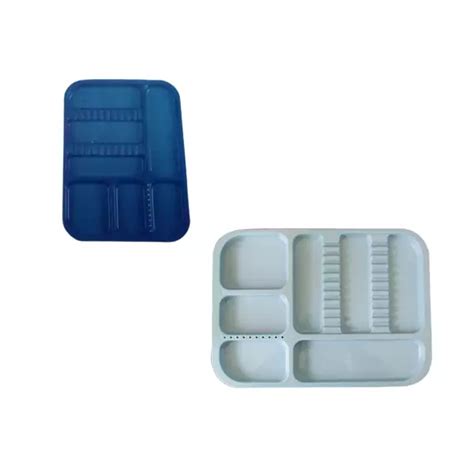 Autoclavable Disposable Plastic Dental Instrument Tray With Divided Parts