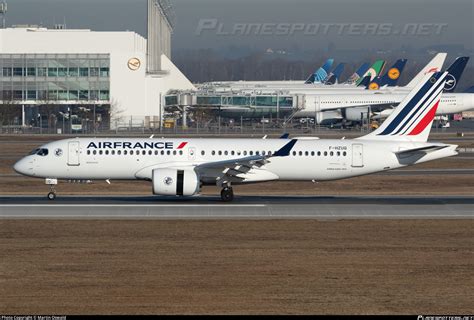 F HZUQ Air France Airbus A220 300 BD 500 1A11 Photo By Martin Oswald