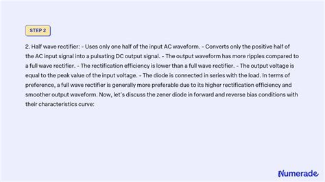 Solved Write Down The Basic Differences Between Full Wave Rectifier