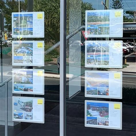 Real Estate Window Signs 4 A4 Frames Ships Today