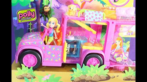 Playset Trailer Safari Da Polly Pocket Slumber Party Camping Toysbr