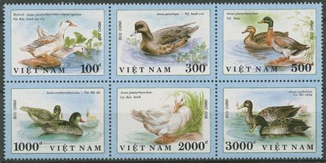 Vietnam Tiere V Gel Enten Zd Postfrisch C